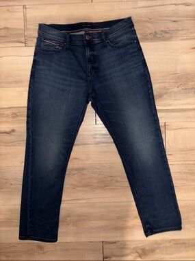 Tommy Hilfiger Men's Indigo Denton Straight Jeans